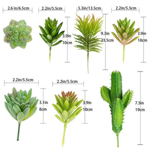 Artificial Succulents Plants 14 PCs