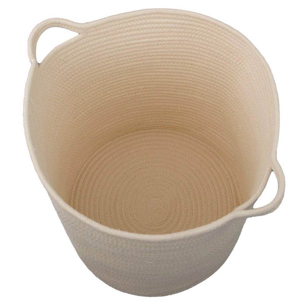 TIMEYARD Macrame Storage Baskets for Toilet Paper, Small Decorative Shelf  Baskets for Bedroom, Bathroom, Living room