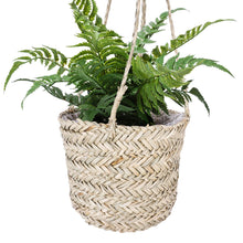 Load image into Gallery viewer, Seagrass Hanging Planter Handmade Indoor Flower Pot Holder