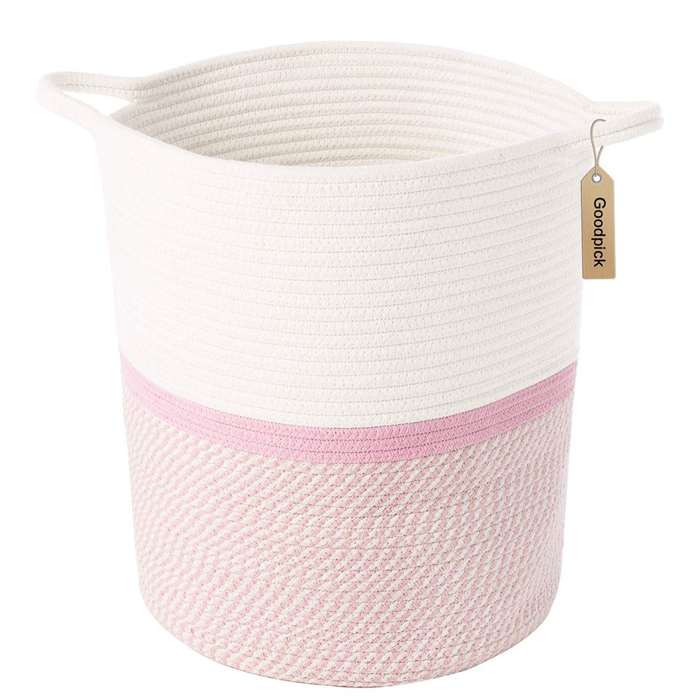 Laundry hamper on sale pink