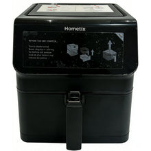 Load image into Gallery viewer, Hometix Large Air Fryer 6.8Quart with 8 Cooking Presets, Stainless Steel, Nonstick Basket