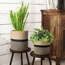 Load image into Gallery viewer, Jute Plant Basket Modern Woven Basket for 10&quot; Flower Pot
