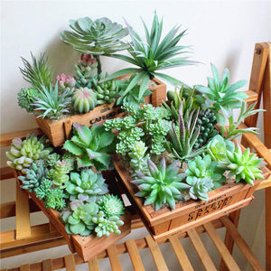 Artificial Succulents Plants 14 PCs