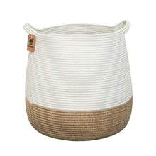 Load image into Gallery viewer, Large Jute Storage Baskets with Handles
