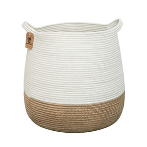 Large Jute Storage Baskets with Handles