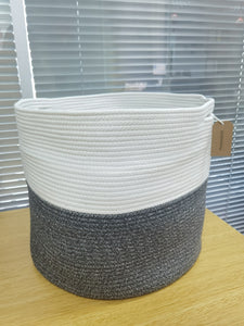 Thegoodpick Small Round Rope Toy Basket