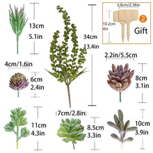 Load image into Gallery viewer, Artificial Succulents Plants 14 PCs