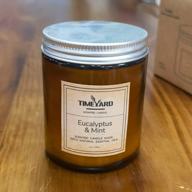 Timeyard Scented Candles Gift Eucalyptus & Mint Candles