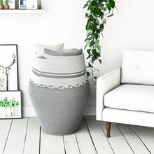 Load image into Gallery viewer, 2XL Tall Laundry Hamper Dirty Clothes Laundry Basket White