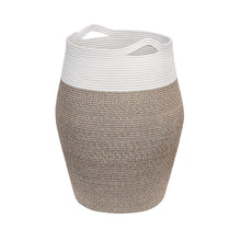 Load image into Gallery viewer, 2XL Tall Nursery Hamper Clothes Laundry Basket for Blankets Towels Toys Organizer brown