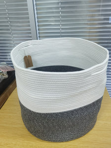 Thegoodpick Small Round Rope Toy Basket