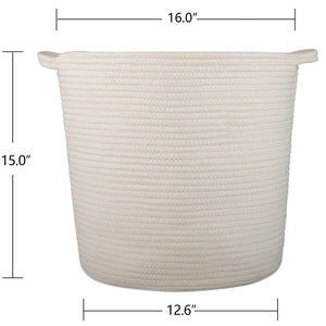 XL Woven Laundry Basket