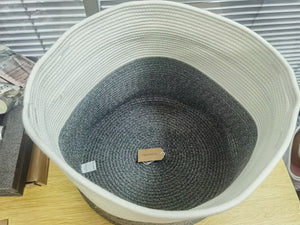 Thegoodpick Small Round Rope Toy Basket
