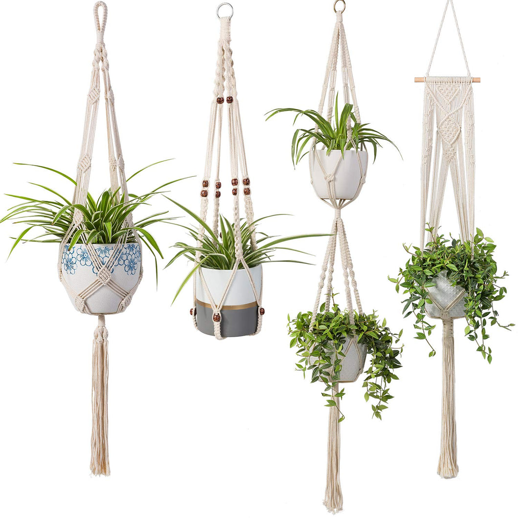 Handmade Macrame Plant Hangers (various colors) — Articulture Designs