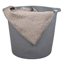 Load image into Gallery viewer, 2 Pcs Baby Laundry Baskets with Handle Home Decor grey