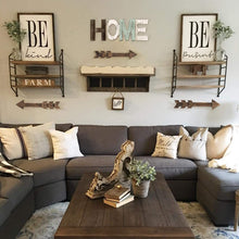 Load image into Gallery viewer, 3 Pcs Arrow Wall Decor Wall Art Farmhouse Decor Dark Brown