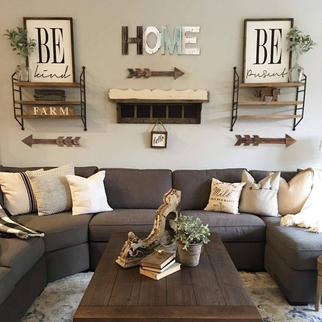 Farmhouse Living Room Wall Art | Cabinets Matttroy
