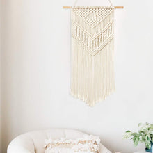 Load image into Gallery viewer, Macrame Woven Wall Hanging Bedroom Decor