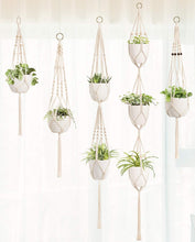 Load image into Gallery viewer, 5 Pack Different Designs Handmade Indoor Wall Hanging Planter