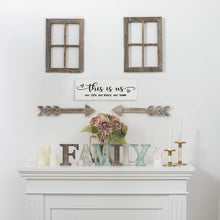 Load image into Gallery viewer, White Printed Farmhouse Wall Sign For Living Room Bedroom Entryway