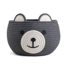 Load image into Gallery viewer, Cute Bear Round Basket