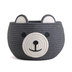 Cute Bear Round Basket