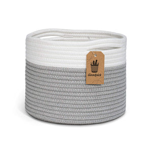 Closet Storage Bins Cute Basket Grey