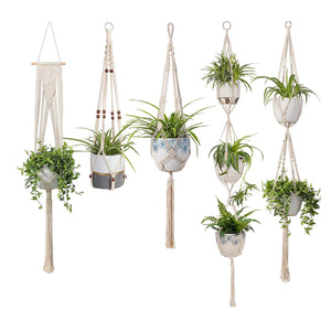 5 Pcs Cotton Rope Hanging Plant Hangers