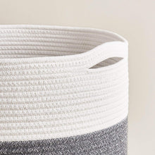 Load image into Gallery viewer, Gray Large Cotton Rope Basket