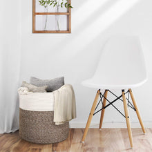 Load image into Gallery viewer, Nursery Basket Soft Storage Bins-Natural Woven Basket
