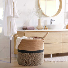 Load image into Gallery viewer, Extra Large Jute Basket Woven Storage Basket with Handles