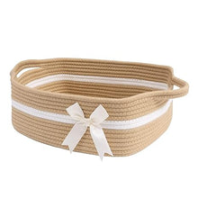 Load image into Gallery viewer, Goodpick Bow-knot Small Woven Rope Gift Basket