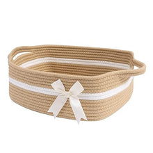 Load image into Gallery viewer, Goodpick Bow-knot Small Woven Rope Gift Basket