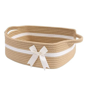 Goodpick Bow-knot Small Woven Rope Gift Basket