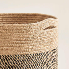 Load image into Gallery viewer, Baby Laundry Basket Jute Woven Blanket