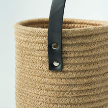 Load image into Gallery viewer, Small Jute Rope Hanging Basket Details