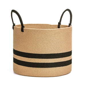 Extra Large Jute Basket Woven Storage Basket with Handles