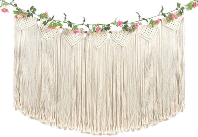 Boho Large Macrame Wall Hanging Garland Wedding Wall Decor