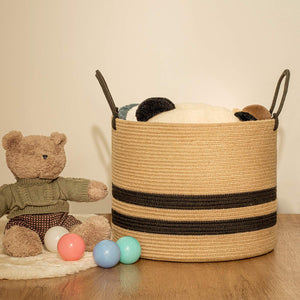 Extra Large Jute Basket Woven Storage Basket with Handles