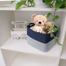 Load image into Gallery viewer, Mix Blue Woven Basket for Shelves