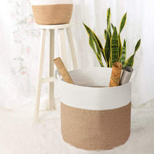 Load image into Gallery viewer, Baby Toy Storage Blanket Storage Basket