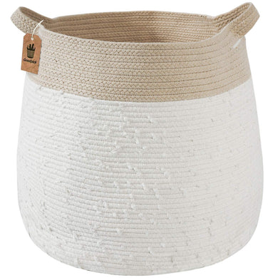 Cute Woven Basket Warm White