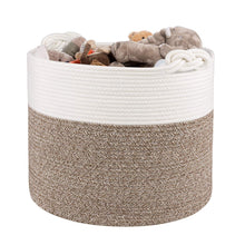 Load image into Gallery viewer, Nursery Basket Soft Storage Bins-Natural Woven Basket