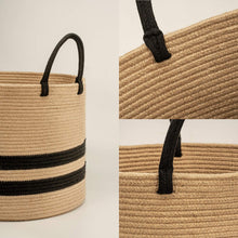Load image into Gallery viewer, Extra Large Jute Basket Woven Storage Basket with Handles