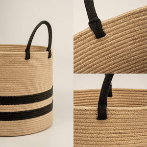 Extra Large Jute Basket Woven Storage Basket with Handles