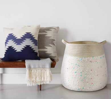 Decorative Storage Basket in Living Room