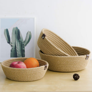 3 Set Cute Round Small Basket