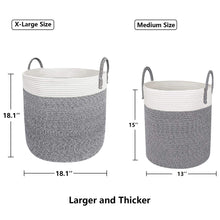 Load image into Gallery viewer, X-Large Cotton Rope Basket