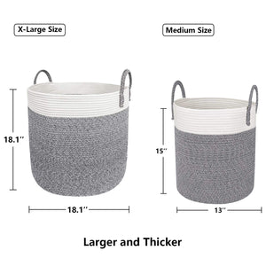 X-Large Cotton Rope Basket