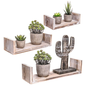 3 Pcs Floating Wood Shelves Farmhouse Storage Shelves